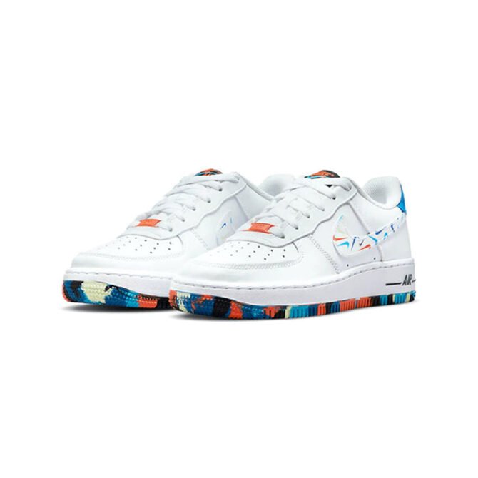 Nke Air Force 1 LV8 Fashion | White - Blue