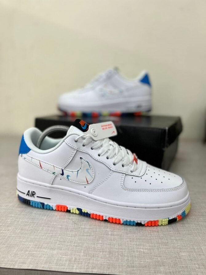 Nke Air Force 1 LV8 Fashion | White - Blue