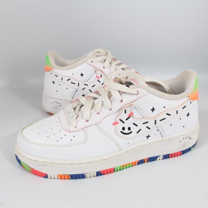 Nke Air Force 1 LV8 Fashion | White - Orange
