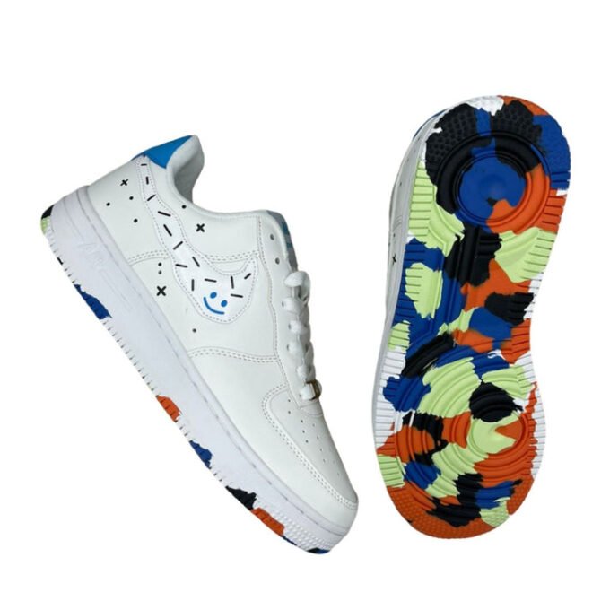 Nke Air Force 1 LV8 Fashion | White - Blue