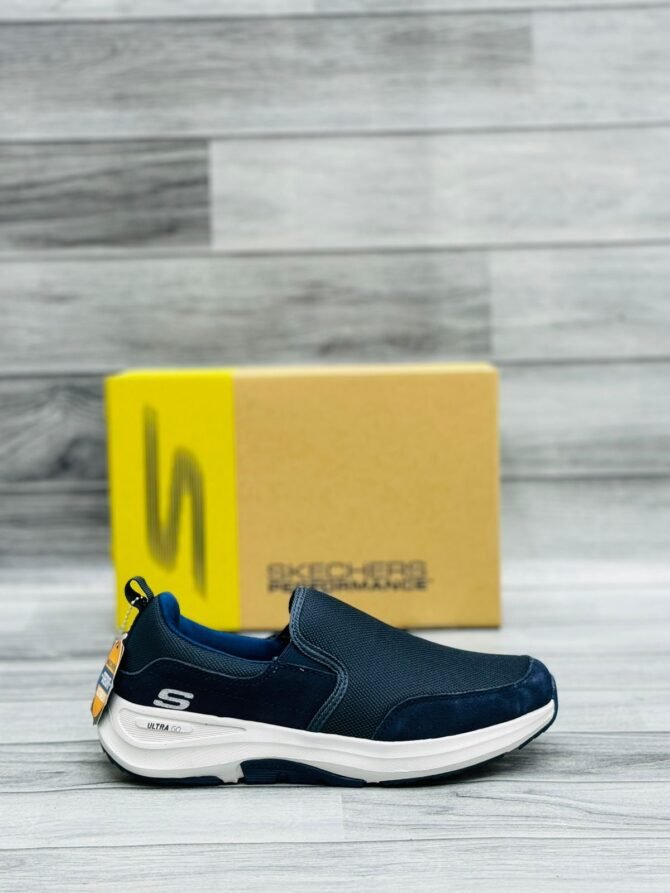 Skcherrs Ultra Go Air Cooled Memory Foam - Blue White