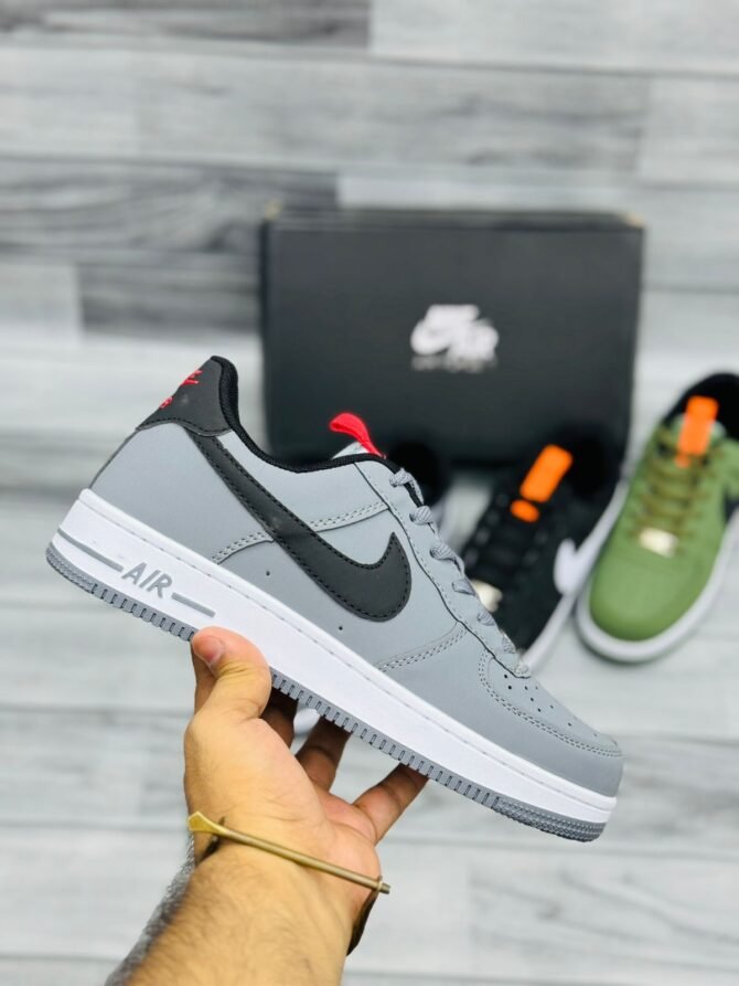 Nike Air Force 1 LV8 Strom Gray Double Swoosh Black - Premium